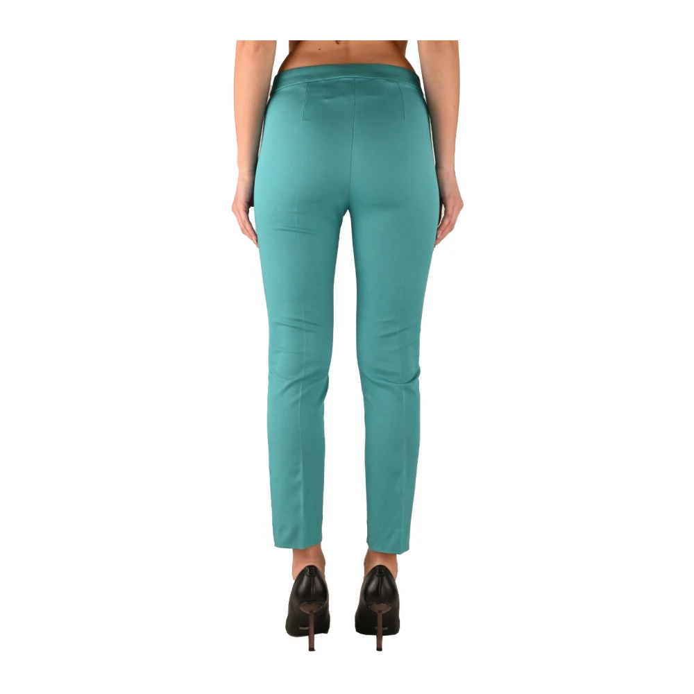 Pennyblack Slim Cigarette Broek in Stretch Faille Blue Dames