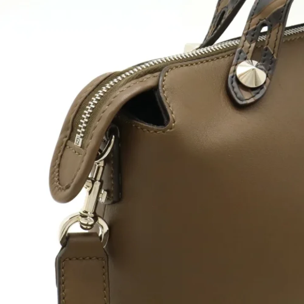 Fendi Vintage Pre-owned Leather fendi-bags Brown Dames