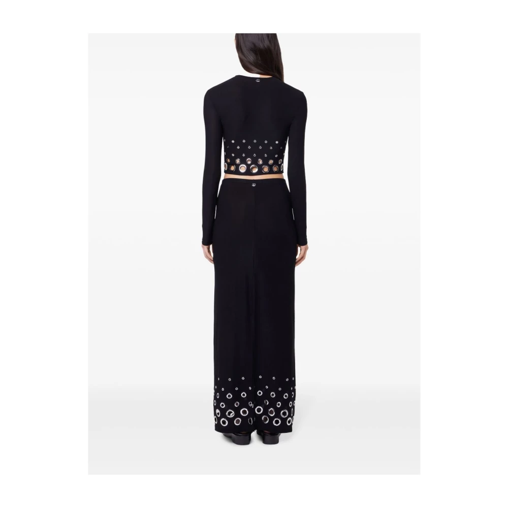 Paco Rabanne Zwarte Minirok Black Dames
