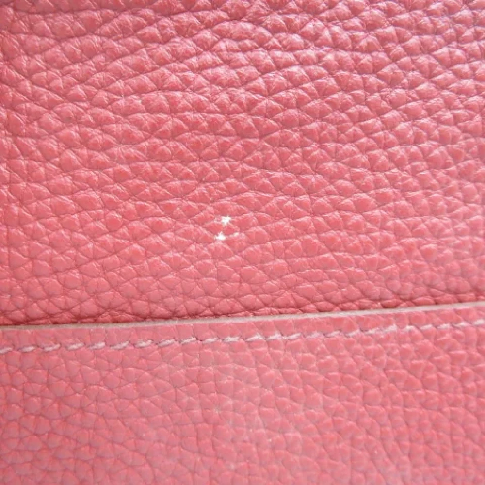 Hermès Vintage Pre-owned Canvas wallets Red Dames