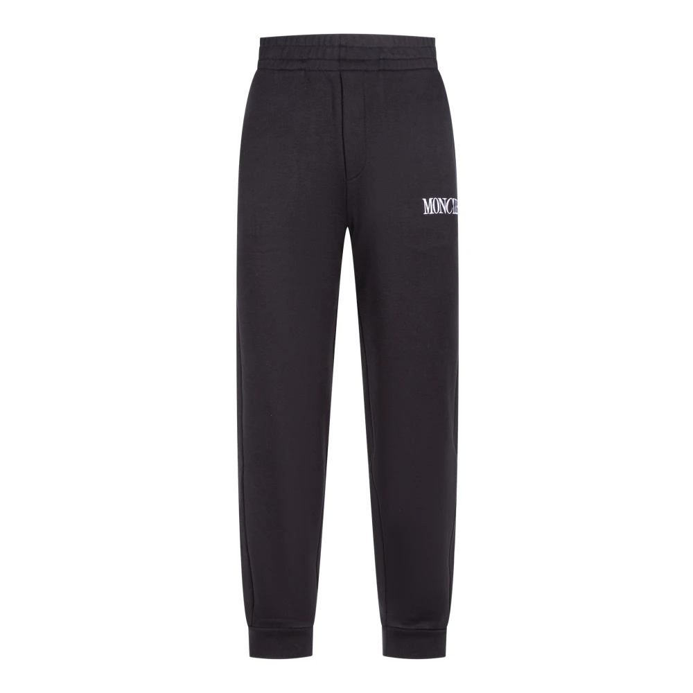 Moncler Zwarte Stijlvolle Broek Black Heren