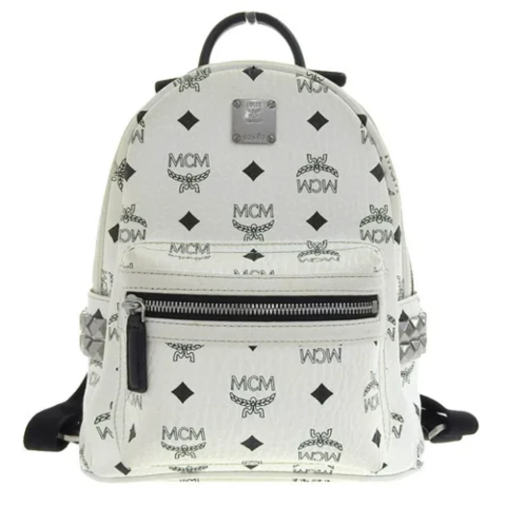 MCM Pre-owned Leather backpacks Gray Dames