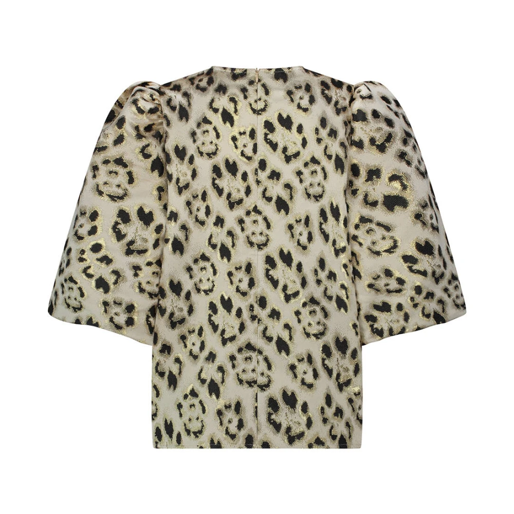 Nukus Korte mouw Delilah Blouse Panther Multicolor Dames