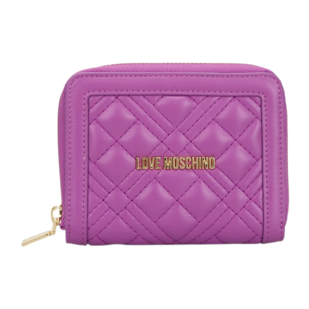 Love Moschino Stijlvolle Portemonnees en Kaarthouders Purple Dames