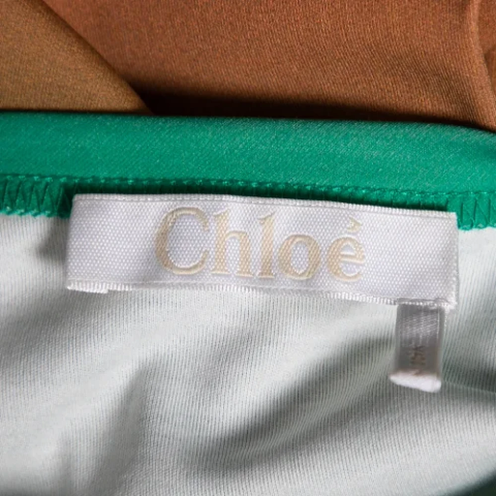 Chloé Pre-owned Cotton tops Orange Dames
