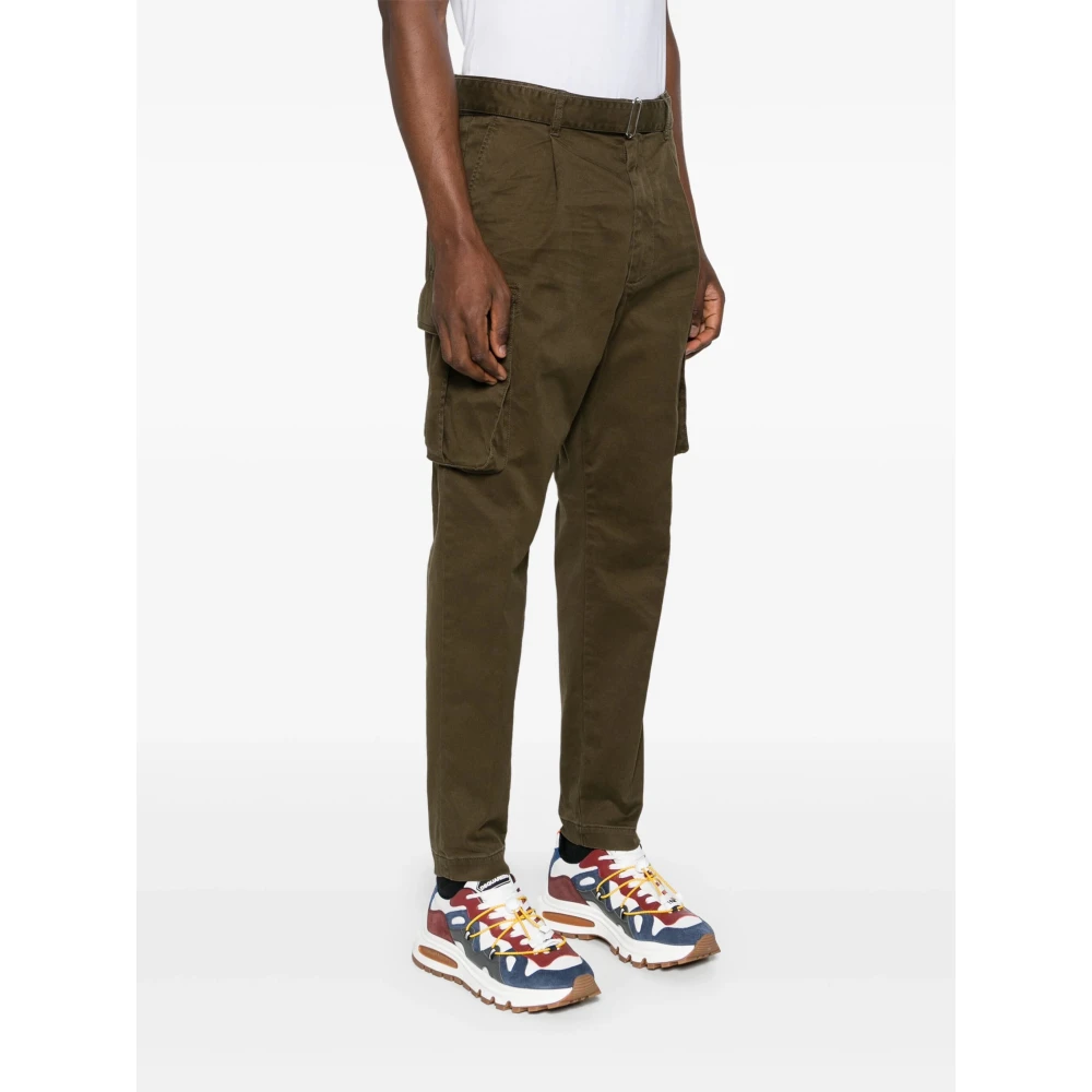 Dsquared2 Cargo Groene Broek Green Heren