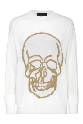 Wool Pullover Round Neck LS