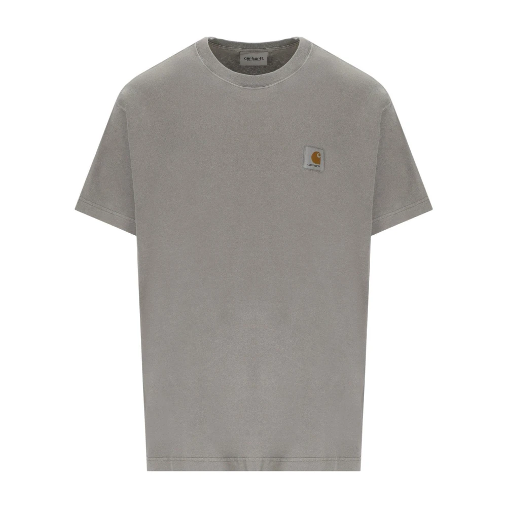 Carhartt Wip Gray T-Shirts, Male, 2XL, S/S Nelson T-Shirt