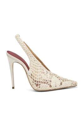 Slingback i virkad design