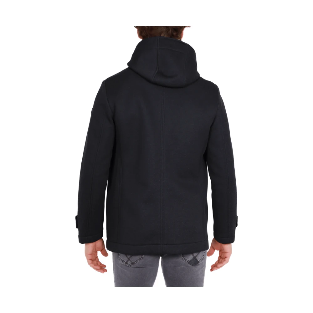 Distretto12 Grijze Technische Micro Pique Hoodiejas Gray Heren