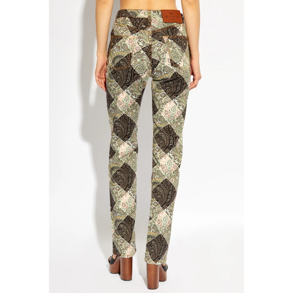 ETRO Gestreepte jeans door Multicolor Dames