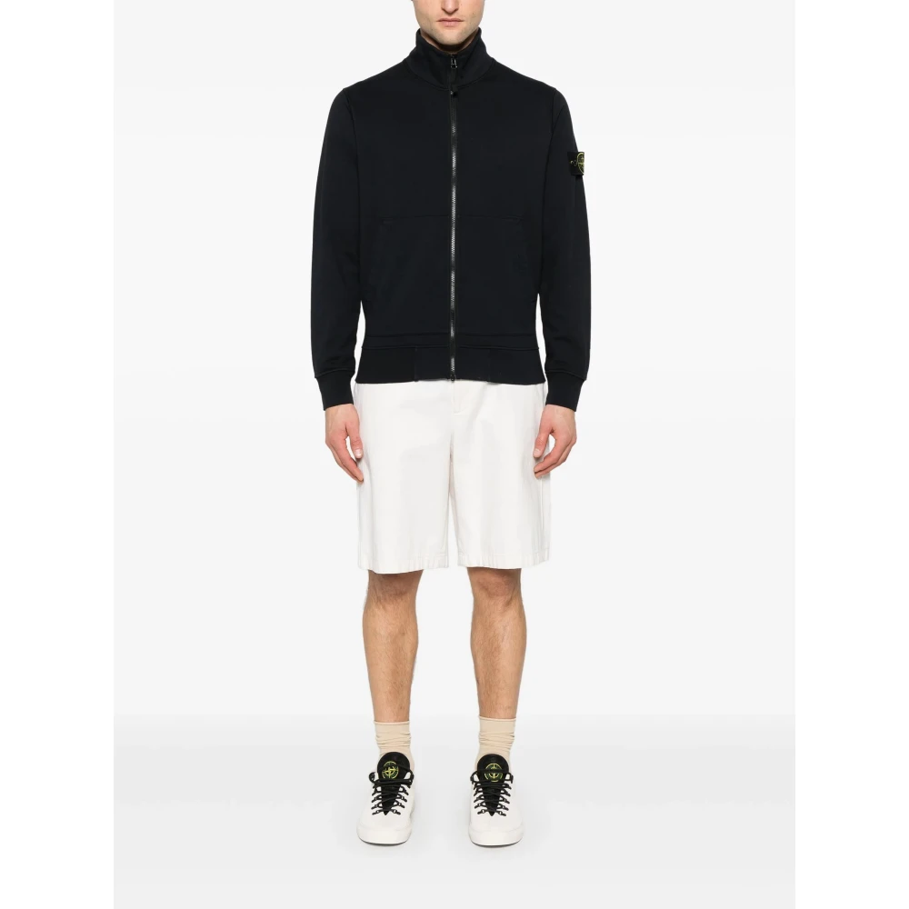 Stone Island Zwarte Truien voor Mannen Black Heren