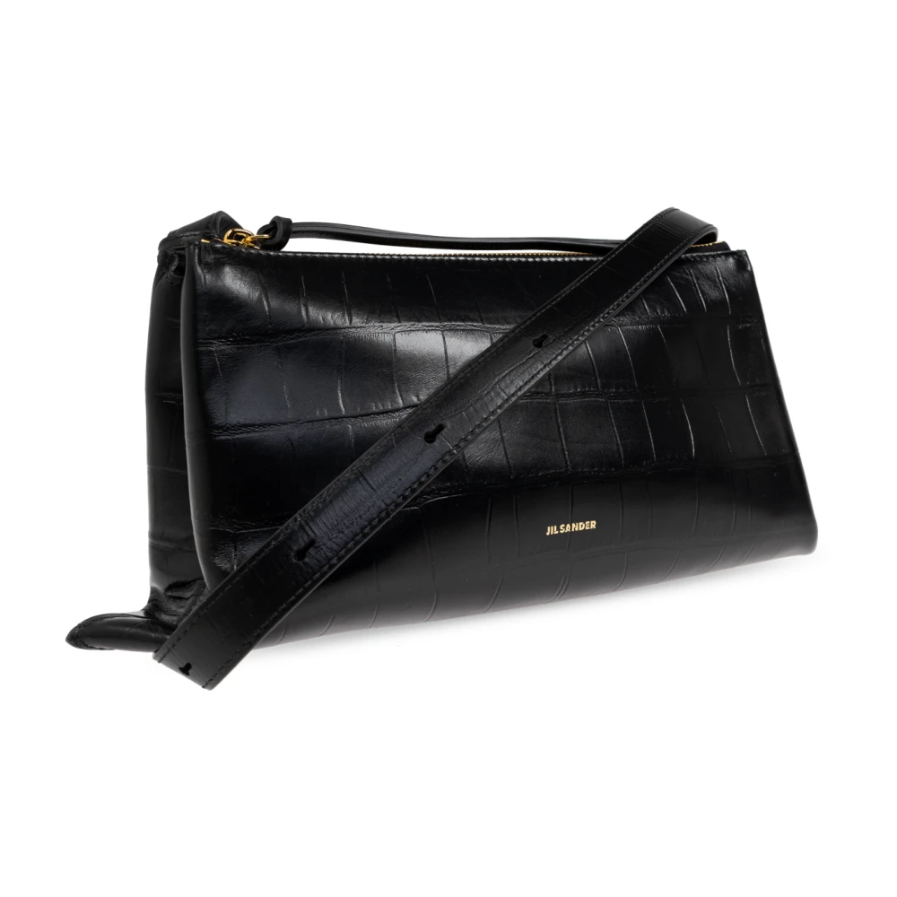 Jil Sander Schoudertas Black Dames