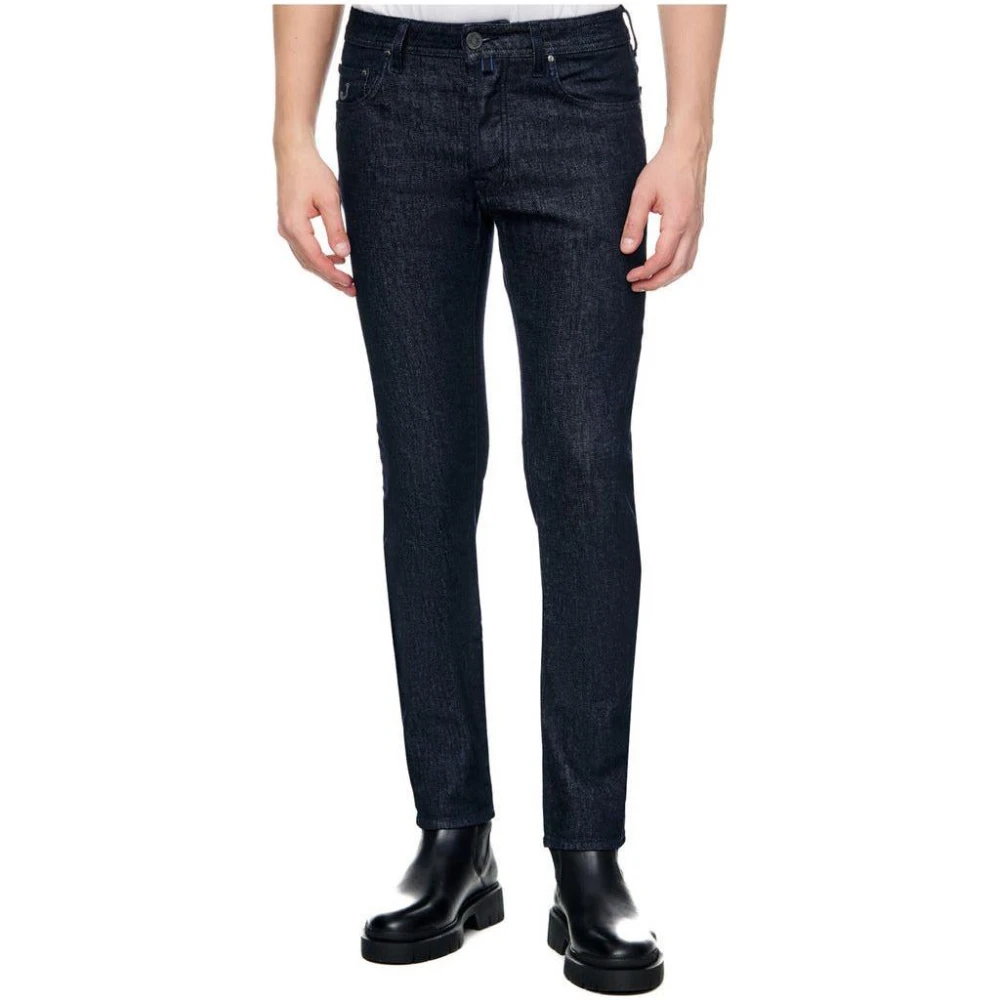 Jacob Cohën Donkerblauwe Regular Fit Jeans Blue Heren