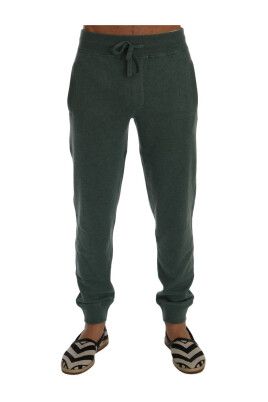 luxury-green-cashmere-sport-pants