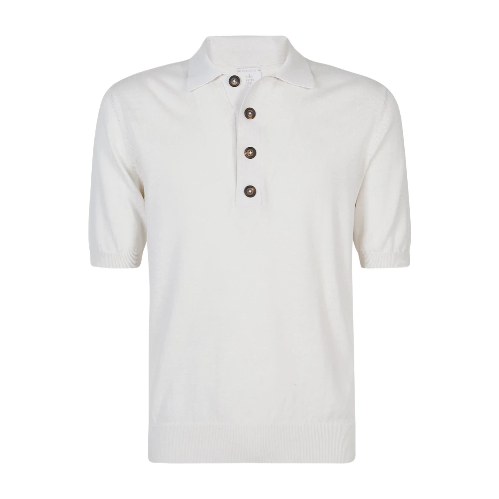 Eleventy Uomo Bianco Maglie, L, New,