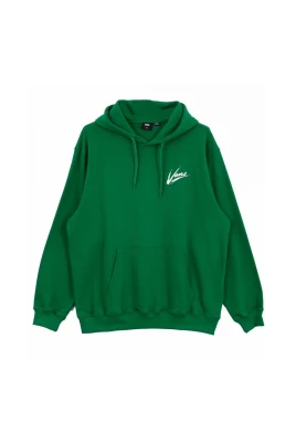 Brush Script Loose Fit Hoodie