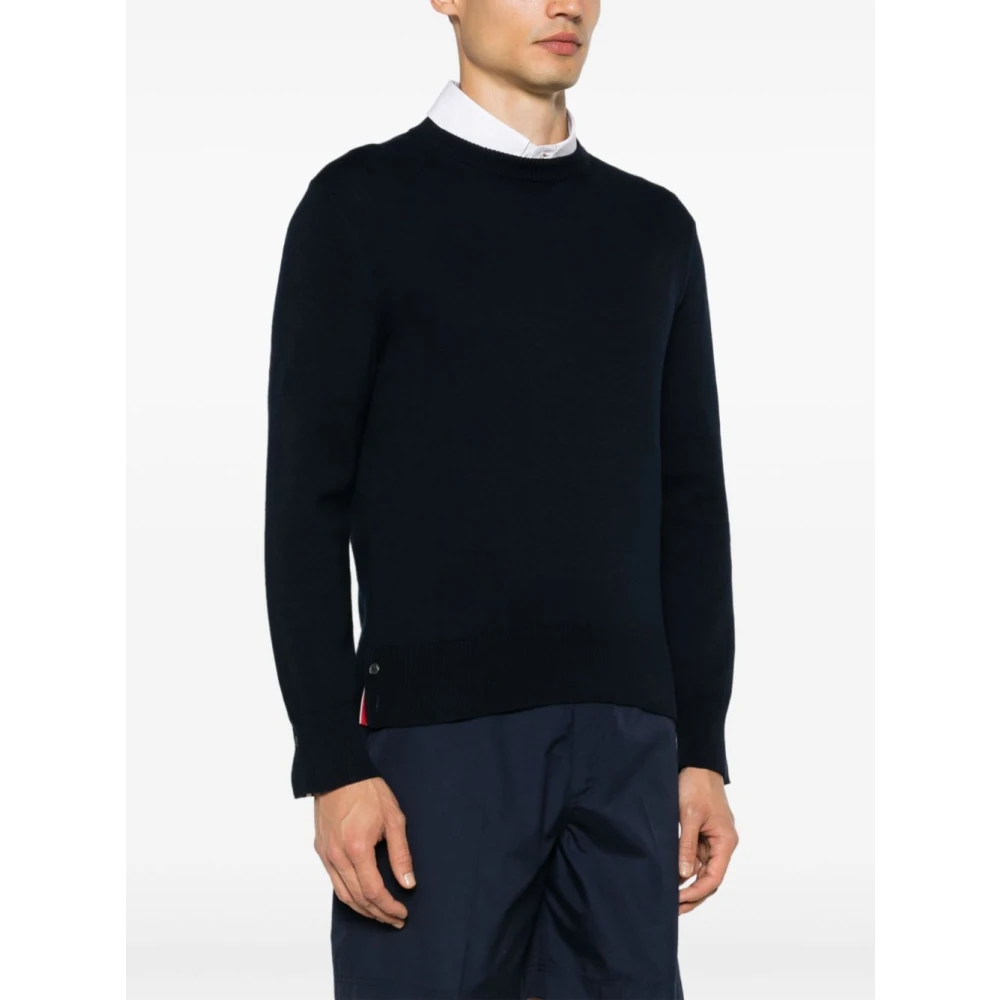 Thom Browne Blauwe Herentrui Blue Heren