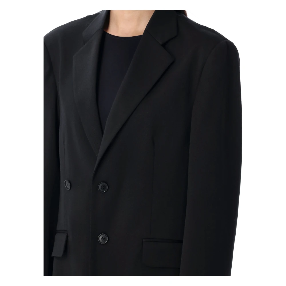 MM6 Maison Margiela Zwarte Blazer Elegant Stijlvol Jasje Black Dames