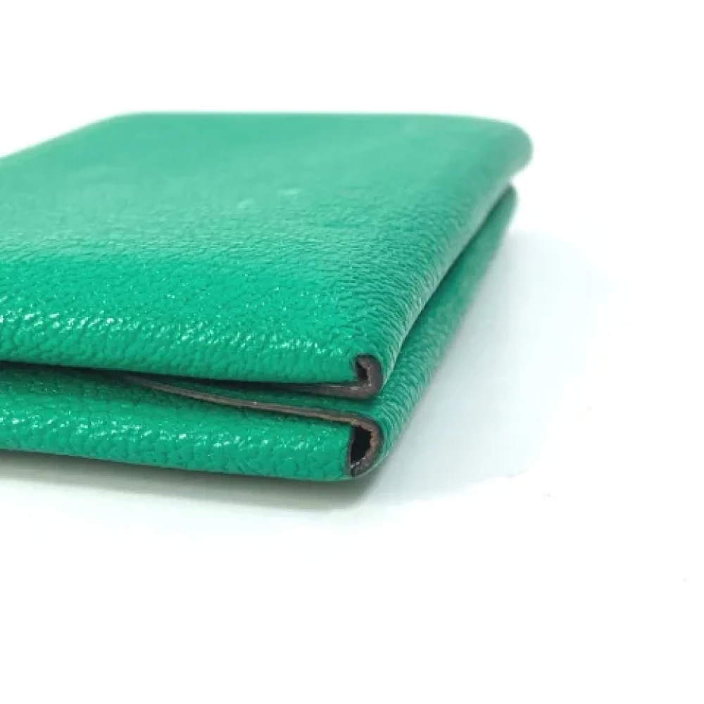 Hermès Vintage Pre-owned Leather home-office Green Dames