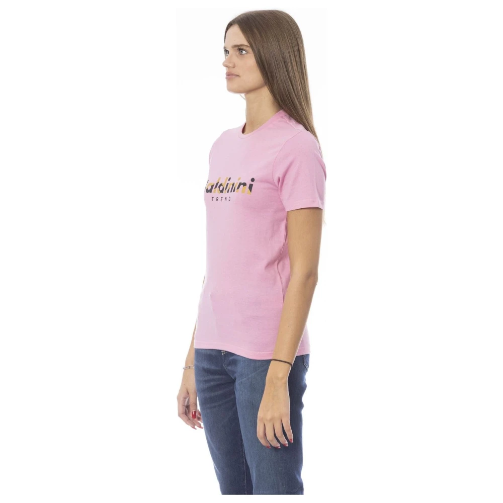 Baldinini Tijdloze Elegantie T-Shirt Pink Dames