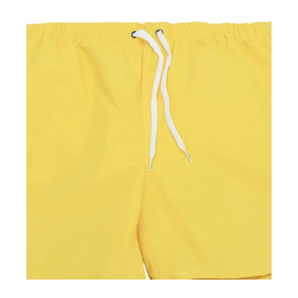 Sundek Heren zwemshorts met veters Yellow Heren