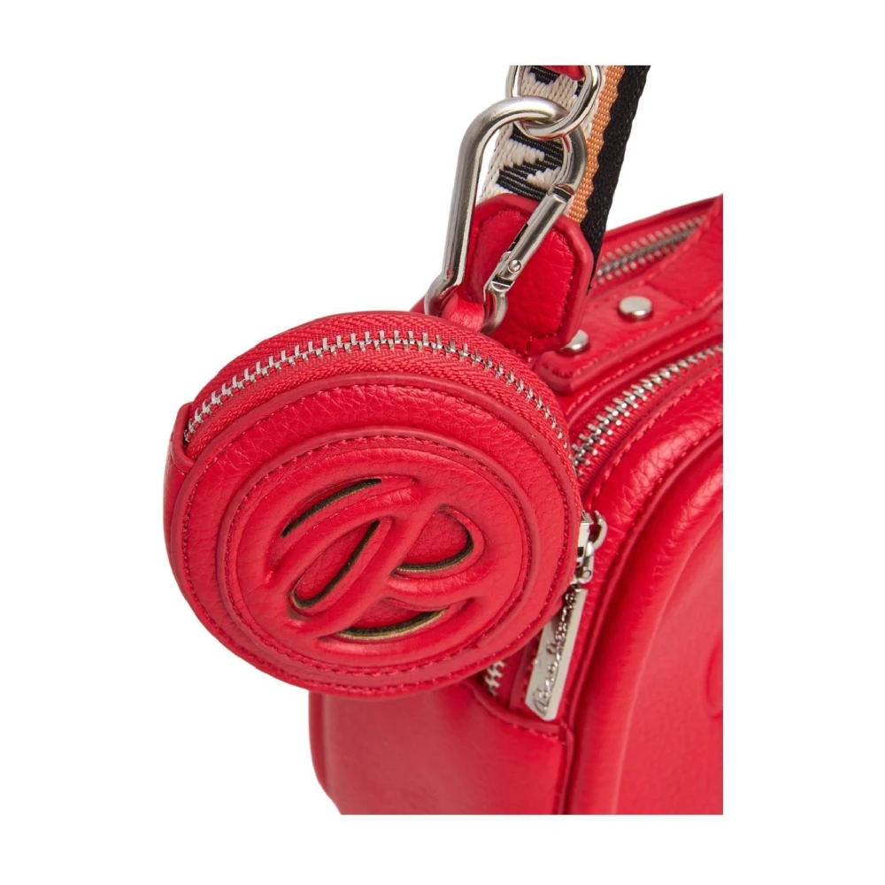 Pepe Jeans Stijlvolle Bassy Main Tas Red Dames
