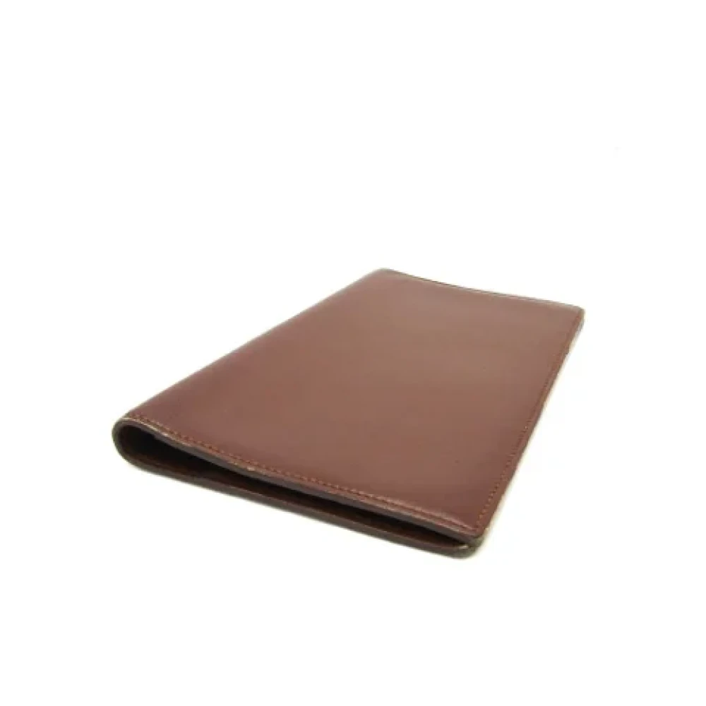 Hermès Vintage Pre-owned Leather home-office Brown Dames