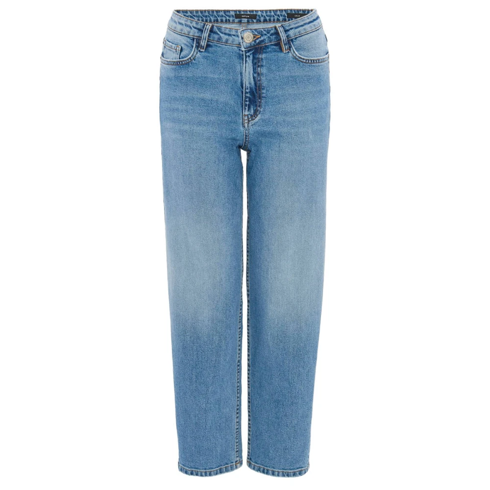 Opus Lolah Stijlvolle Denim Jeans Blue Dames