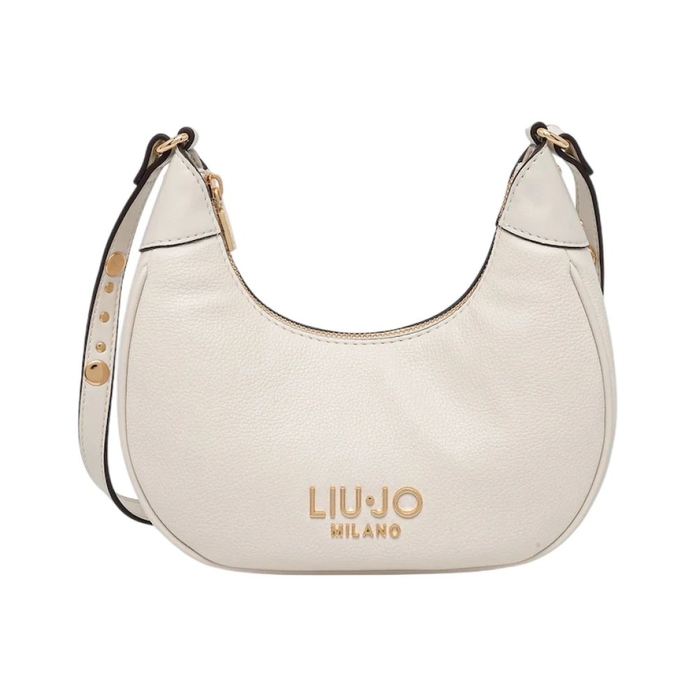 Liu Jo Vrouw Wit Tassen Dames, One Size, Leer, Small Hobo Bag