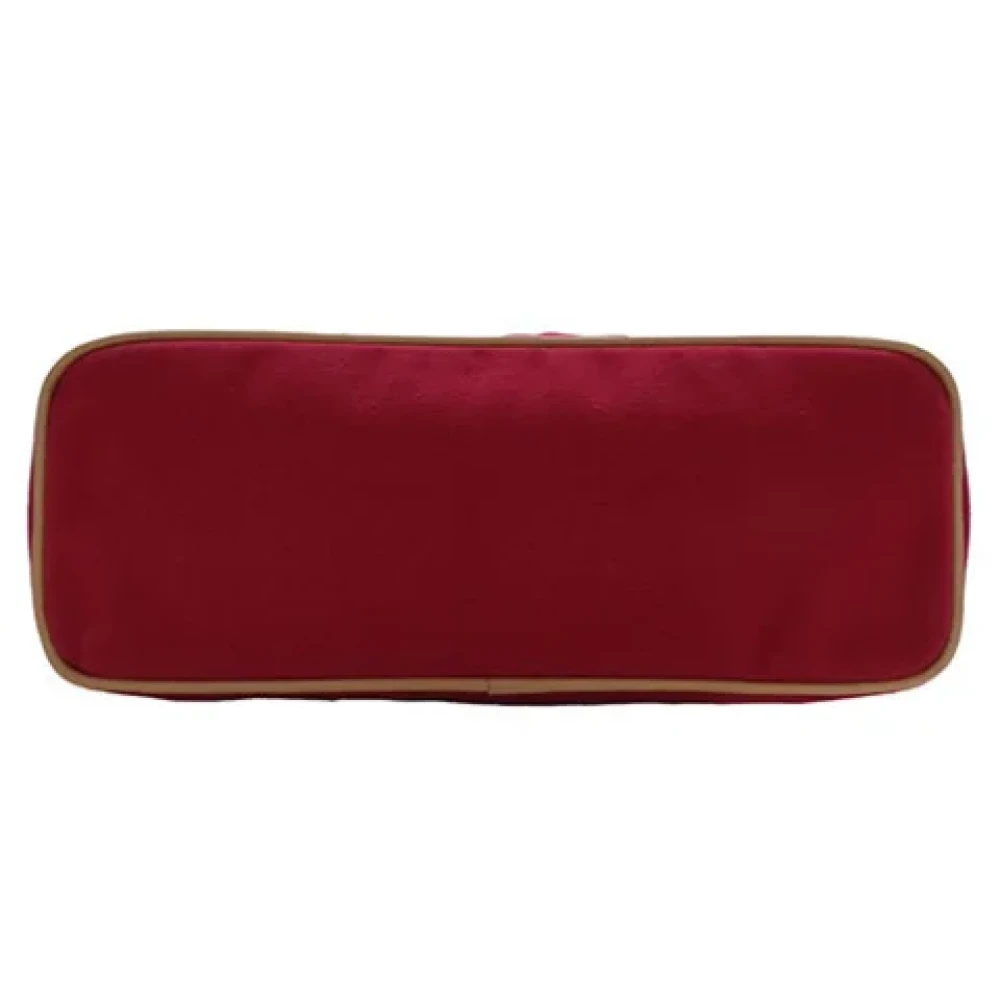 Hermès Vintage Pre-owned Canvas clutches Red Dames