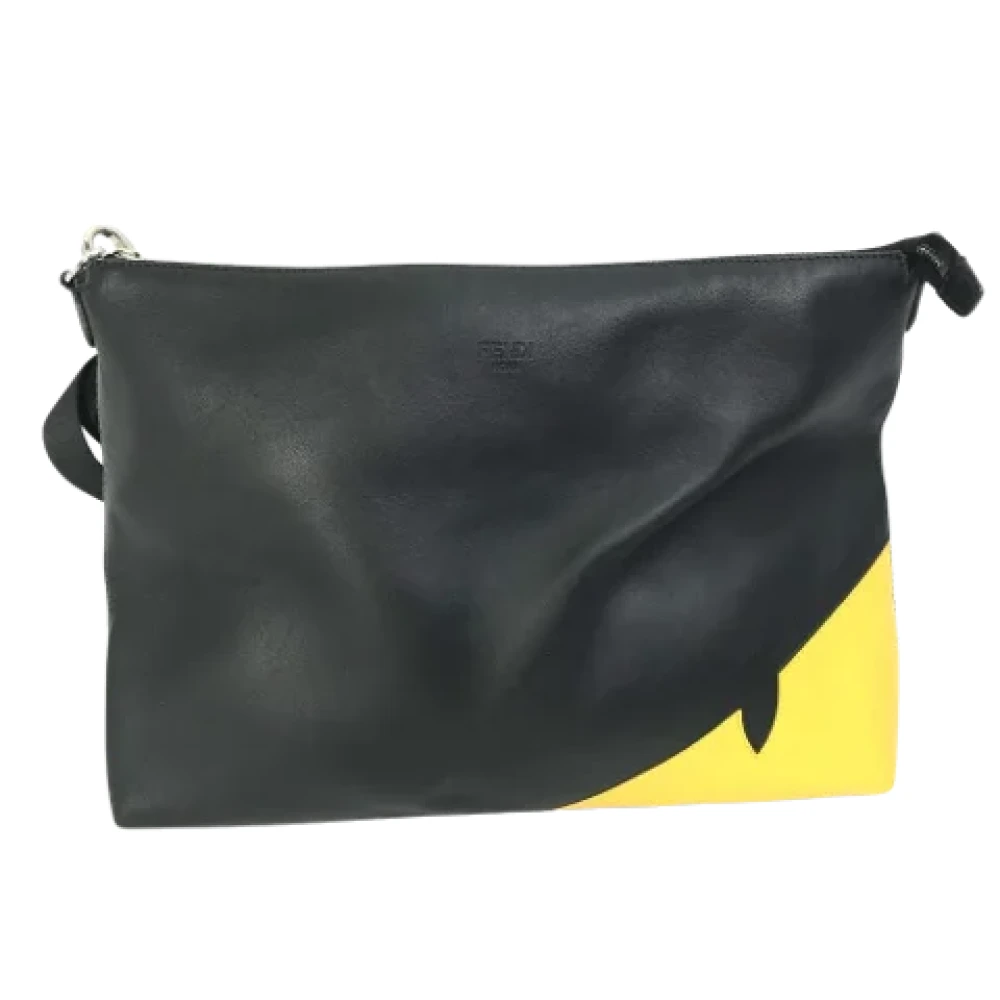 Fendi Vintage Pre-owned Leather fendi-bags Black Dames