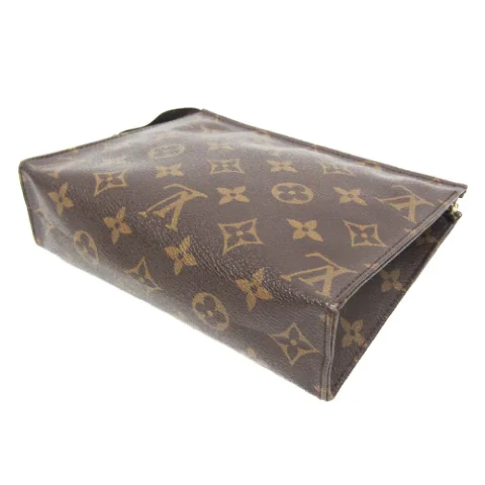 Louis Vuitton Vintage Pre-owned Canvas clutches Brown Dames