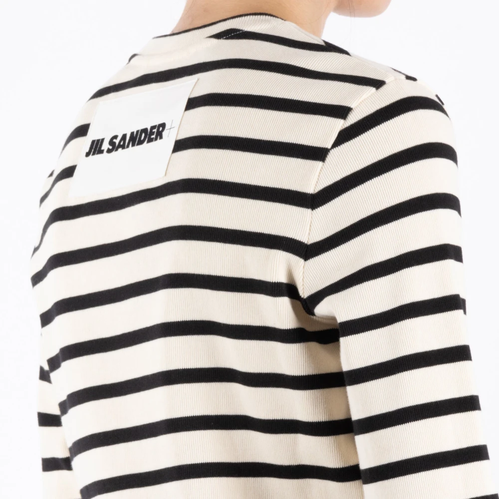 Jil Sander Gestreepte Katoenen Top Multicolor Heren