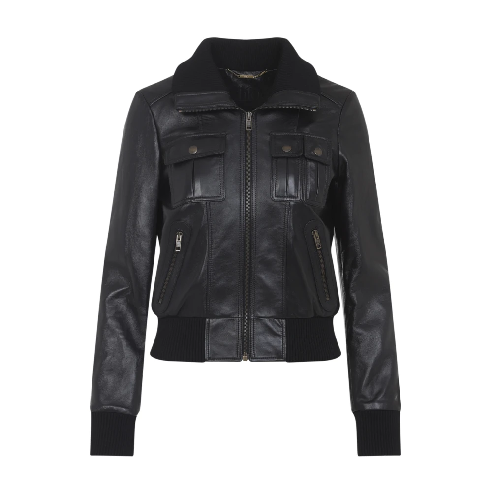 Jackets > Leather Jackets - - Chloé - Modalova