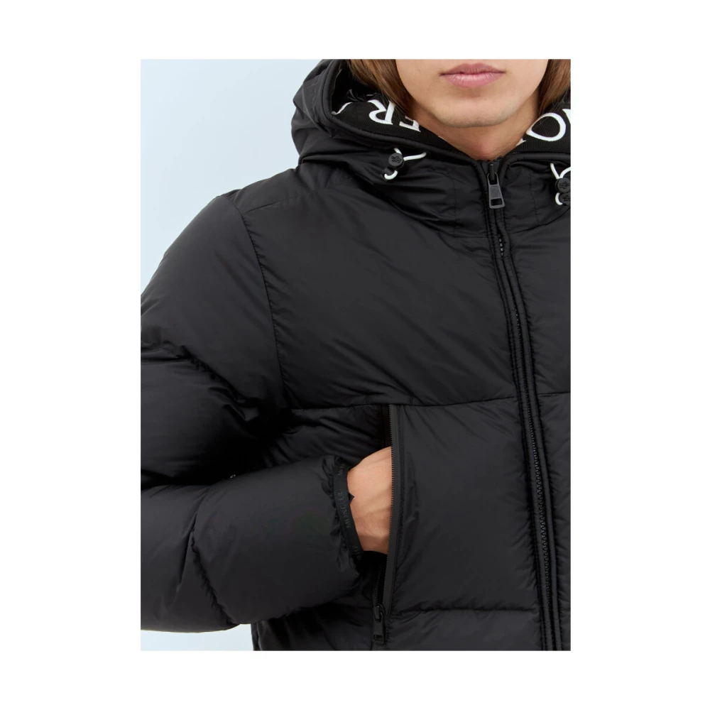 Moncler Montcla Short Down Jacket Black Heren