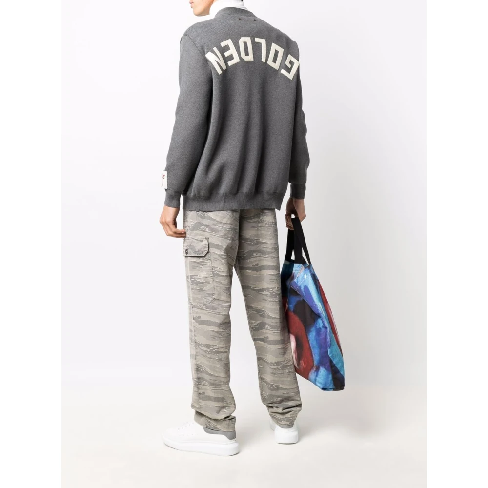 Golden Goose Gebreid Vest Gray Heren