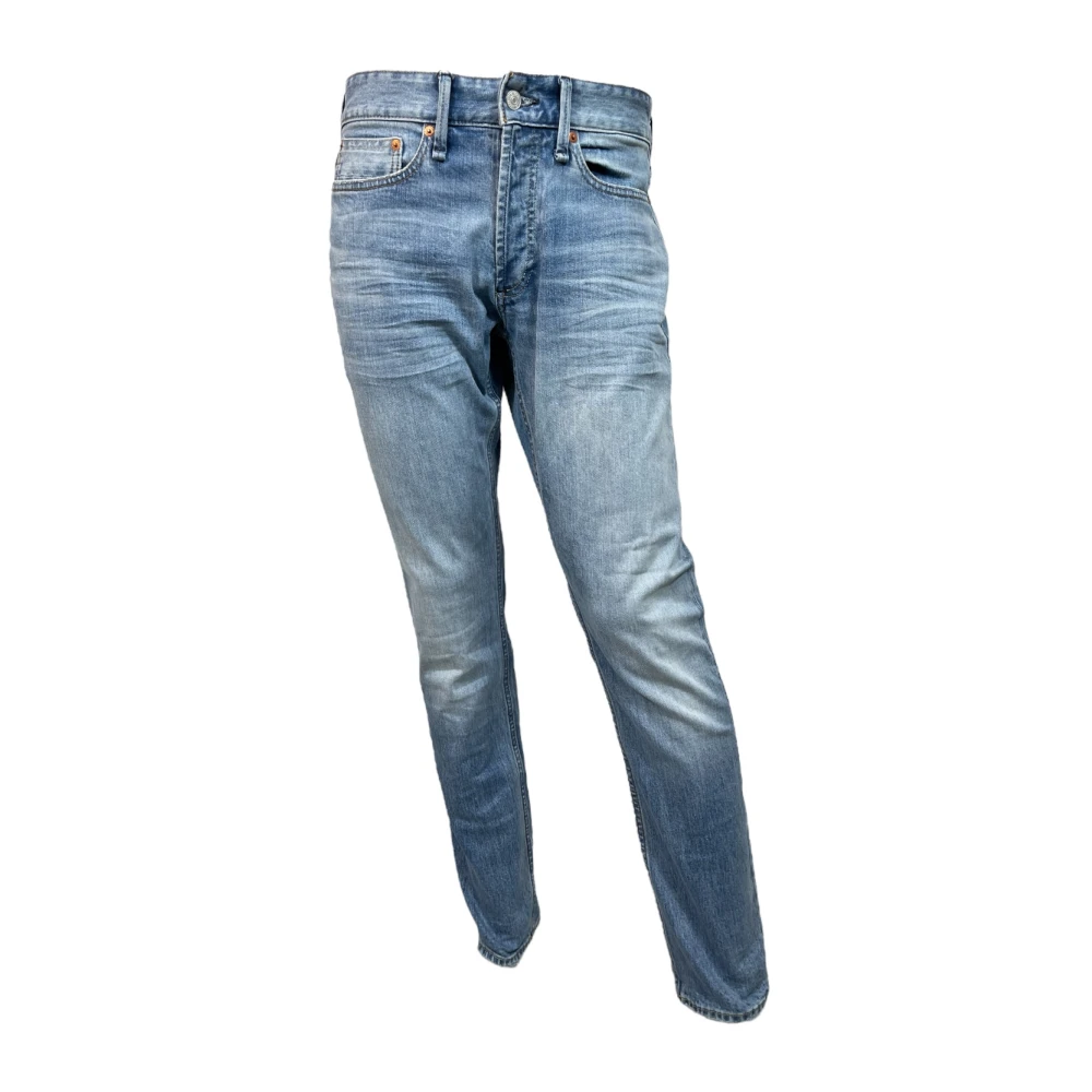 Denham Ridge Straight Fit Jeans Light Blue Heren