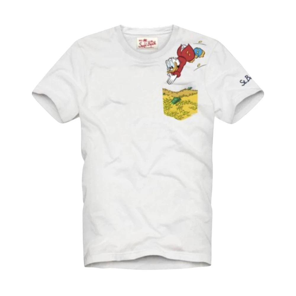 MC2 Saint Barth Korte mouw Disney Special Edition T-shirt White Heren