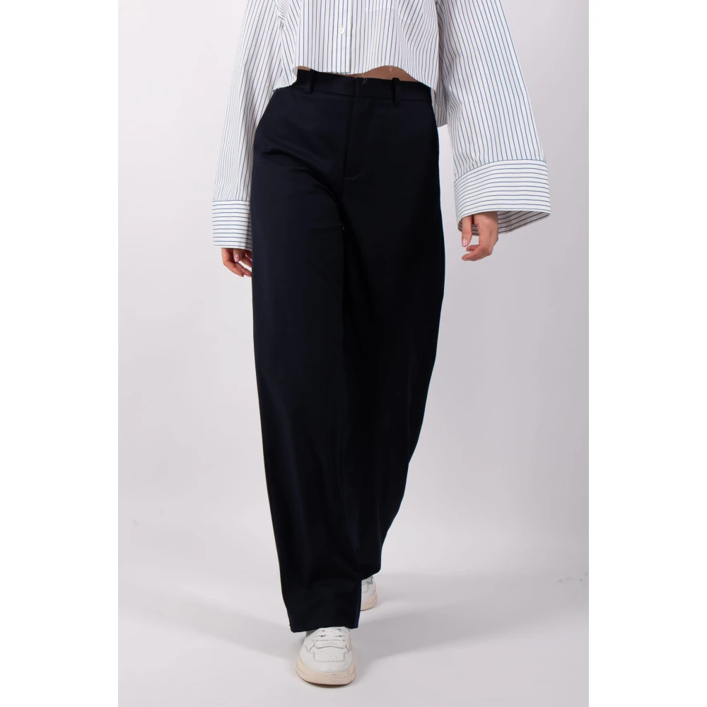 drykorn Navy Desk Broek Blue Dames