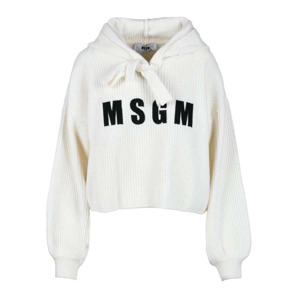 Msgm Ull Kashmir Tröja Beige, Dam