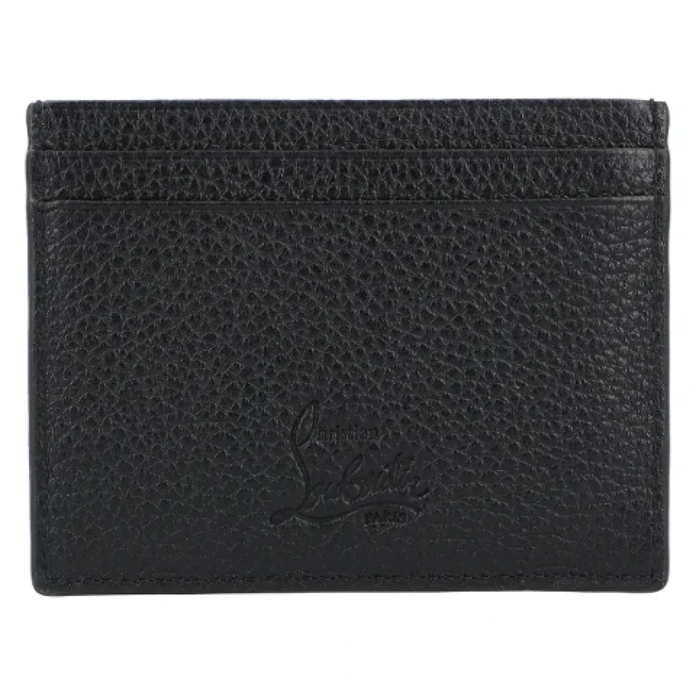 Christian Louboutin Leather wallets Black Heren