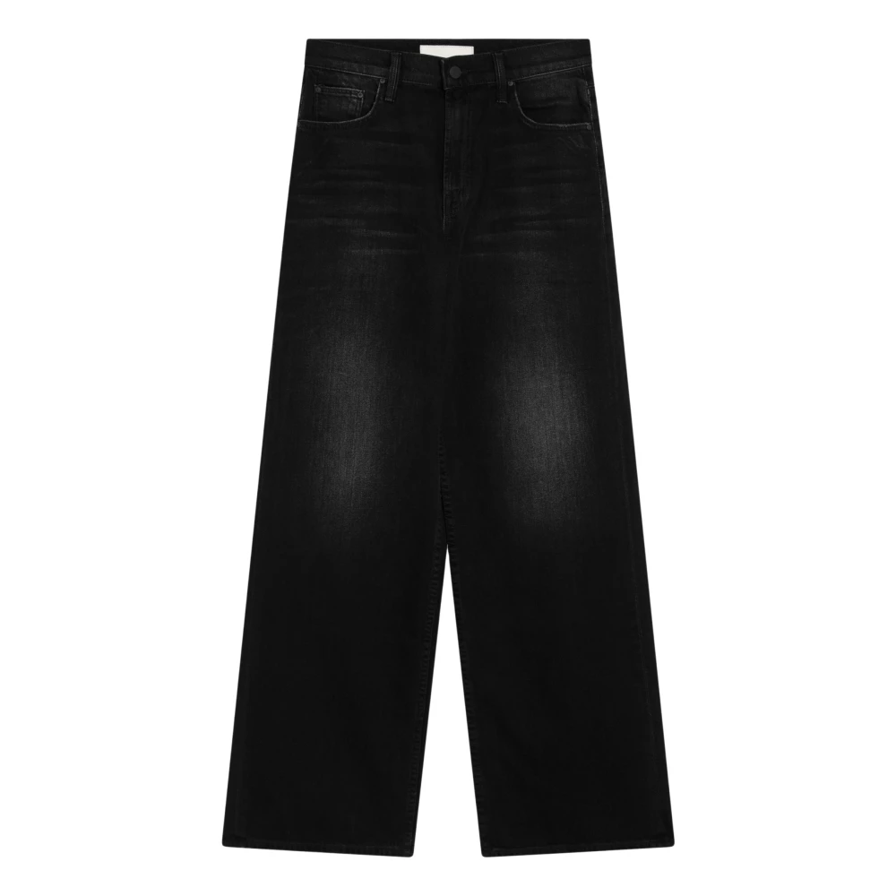 Mother Palazzo Spinner Jeans Black Dames