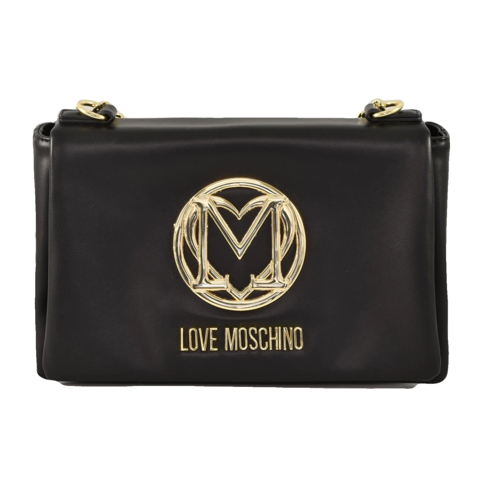 Love Moschino Stijlvolle PU-tas Black Dames
