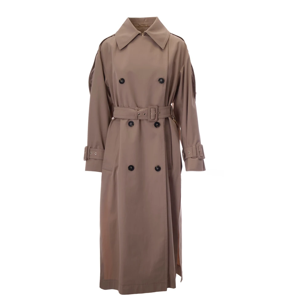 Sportmax Women's Beige Spxgocce Trench Coat - Trench Coats - M - Coats