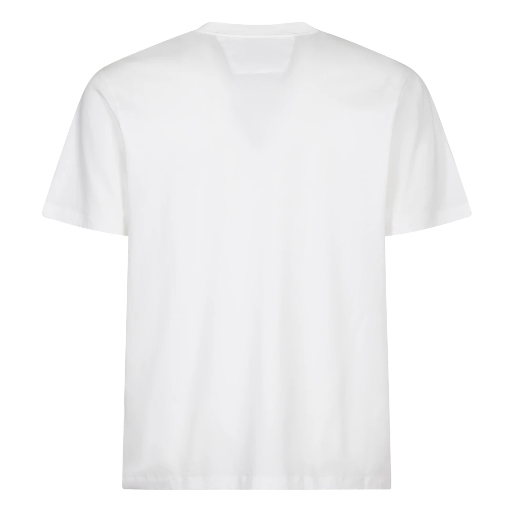 C.P. Company Logo Patch T-shirt White Heren