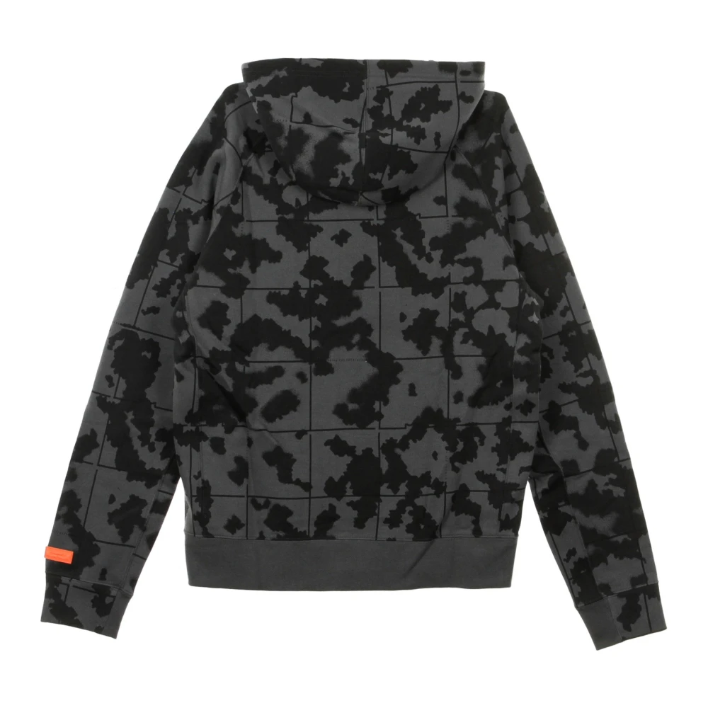 Nike LeBron Hoodie met Rits Gray Heren