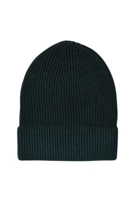 green-ribbed-wool-beanie-hat