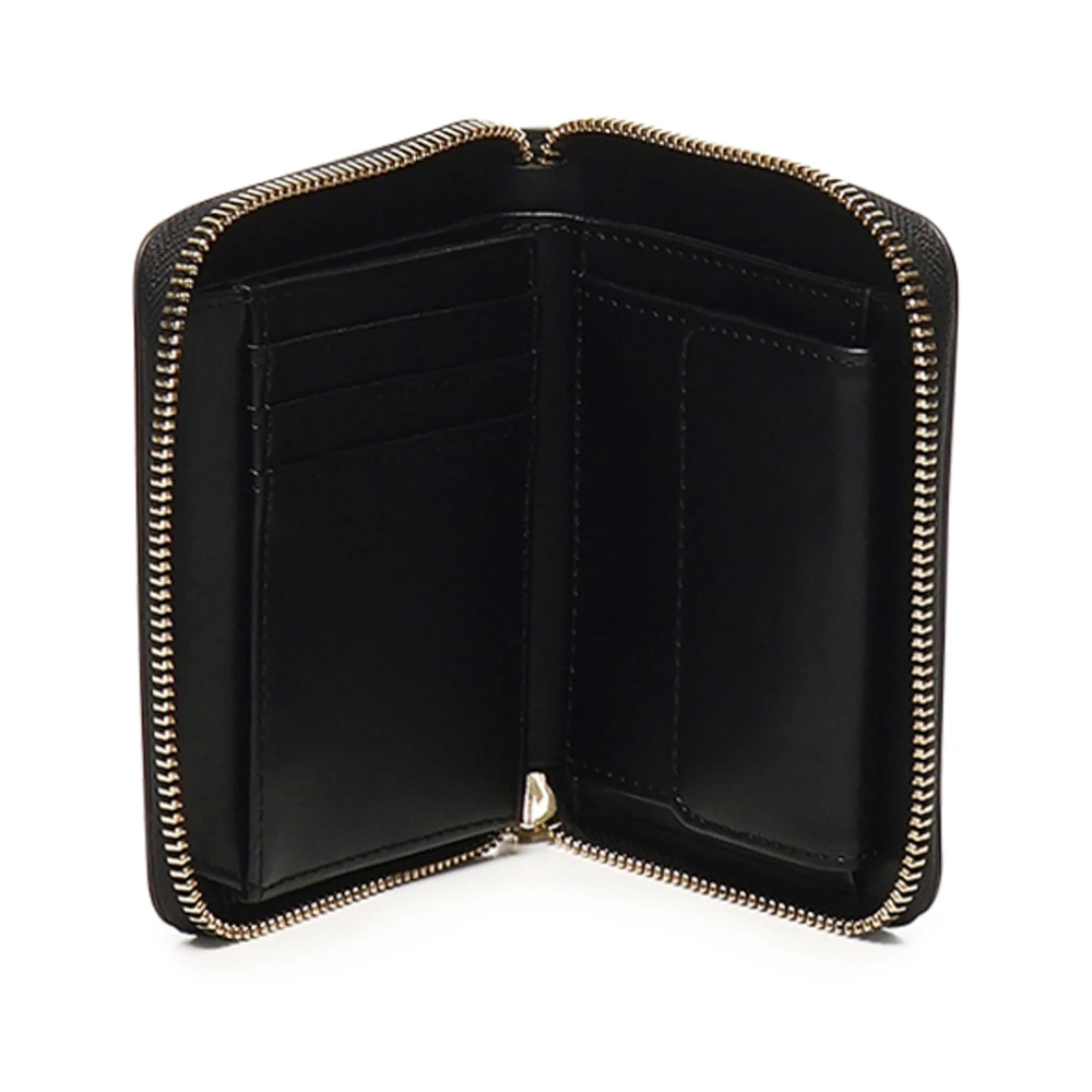 Love Moschino Zwarte Portemonnee met Logobedrukking Black Dames