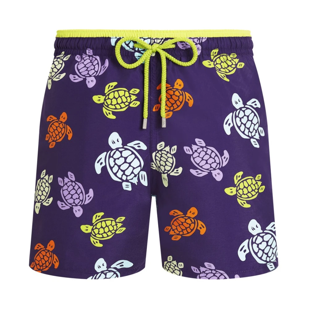 Vilebrequin , Beachwear, Male, Purple, 3XL, Moka Swim Trunk